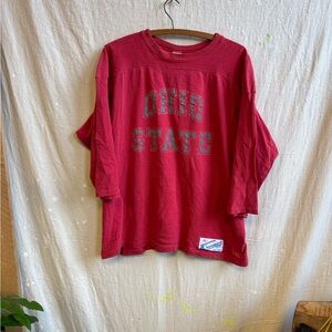 Vintage 80s champion Ohio State Red Long Sleeve Shirt